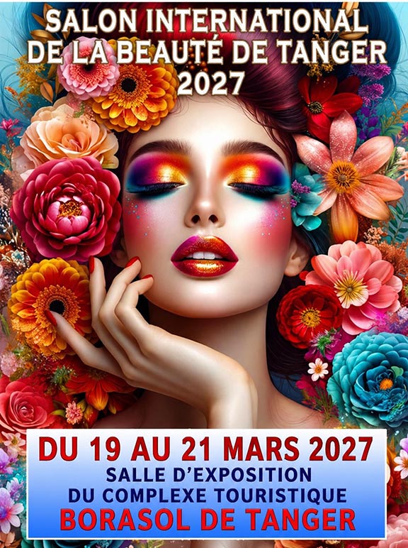 Affiche Salon International de la Beauté de Tanger 2027 - Du 19 au 21 Mars 2027